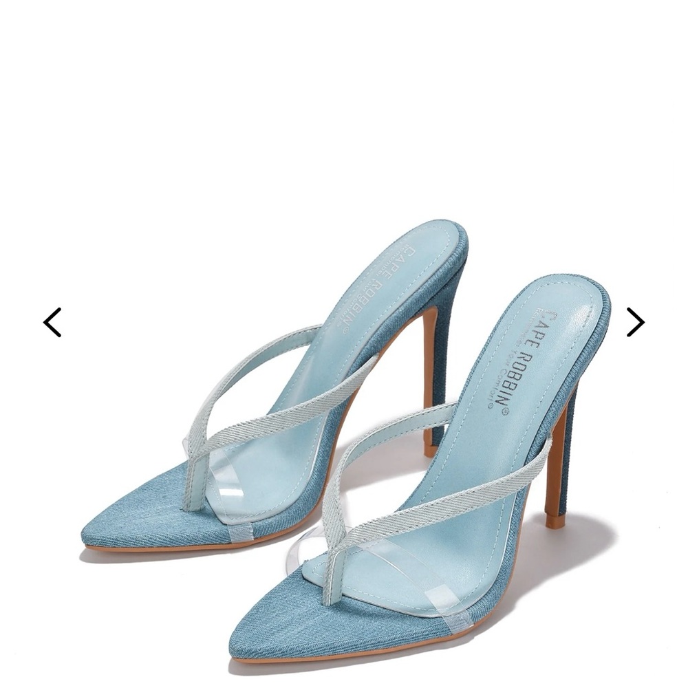 Cape Robbin Denim Blue Heels